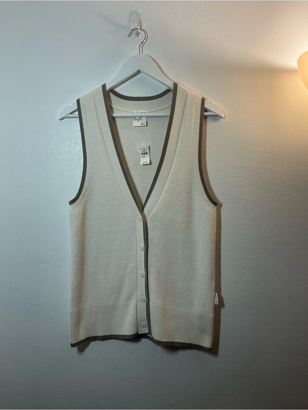 Offline By Aerie Tennis Sweater Vest Cardigan Size XS